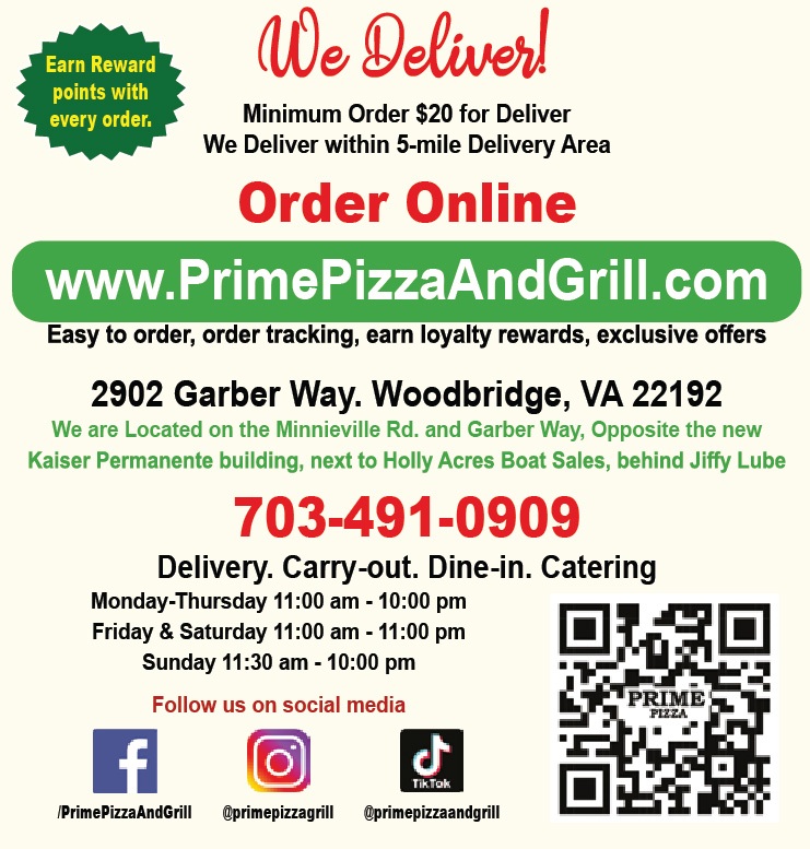 Prime Pizza Grill & Tandoori Menu Info